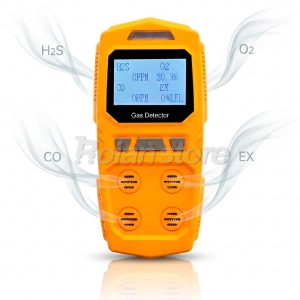 Detector Multigases 4 en 1 O2 H2S CO EX Gases Peligrosos