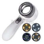 Dermatoscopio Diagnostico Piel Lupa 12 Luces Led Recargable
