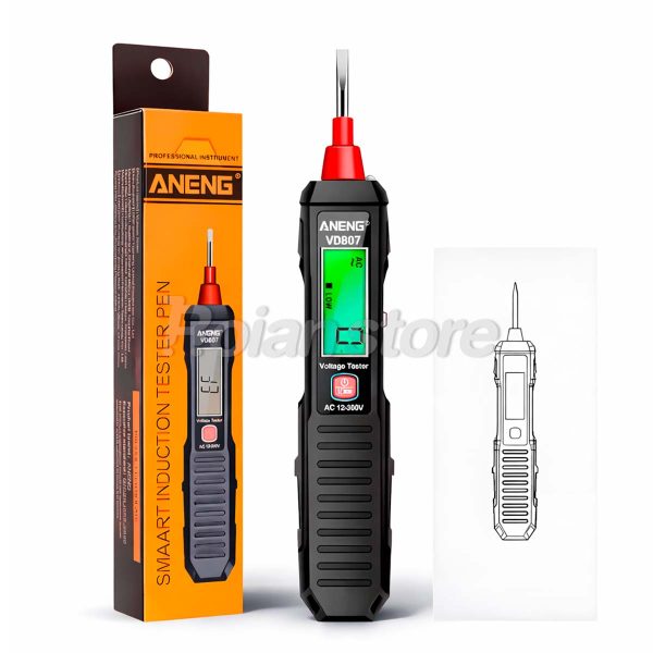 Tester Voltaje Destornillador Prueba Induccion Aneng VD807
