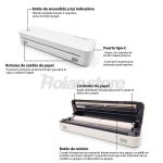 Impresora Termica A4 Portatil Bluetooth Android Apple USB - Imagen 3