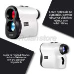 Telemetro Laser 500 M Medidor Distancia Velocidad Golf Caza - Imagen 5