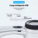 Dermatoscopio Diagnostico Piel Lupa 12 Luces Led Recargable - Imagen 5
