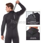 Traje de Neopreno Manga Larga Hombre Buceo Surf Pesca M - Imagen 2