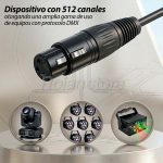 Cable USB DMX DMX512 Interfaz Adaptador Led DJ Mod2 - Imagen 4