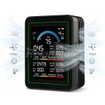 Monitor Calidad Aire 10x1 HCHO TVOC PM2.5 PM10 CO CO2 Temp