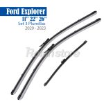 Plumillas Set x3 Limpiaparabrisas Ford Explorer 2020-2024 - Imagen 6