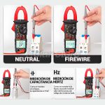 Tester Mini Pinza Multimetro Amperimetro Aneng ST180 600V - Imagen 3