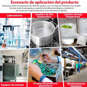 Termometro Medidor Industrial HT617B Termopar J K T E N R S - Imagen 3