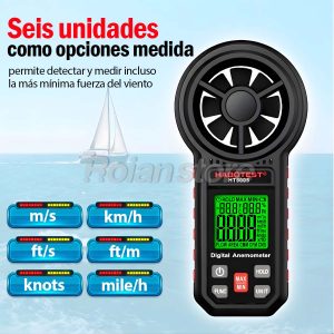 Anemómetro Termómetro Kite Surf Parapente Habotest HT5005 - Imagen 3
