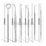 Set 6 Herramientas Limpieza Cuidado Dental Acero Inoxidable - Imagen 3