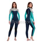 Traje de Neopreno Manga Larga Mujer Buceo Surf Pesca S - Imagen 4