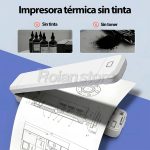 Impresora Termica A4 Portatil Bluetooth Marklife X8 Papel A4 - Imagen 5