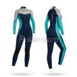 Traje de Neopreno Manga Larga Mujer Buceo Surf Pesca S - Imagen 6