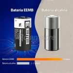 Bateria Pila Litio Li-SOCl2 EEMB ER17335 1/2 AA 2100mah 3.6v - Imagen 5