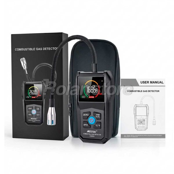 Detector fuga Gas Combustible Portatil Alarma Mestek CGD02A