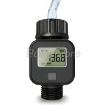 Medidor Digital De Flujo LCD Consumo Flujometro Riego IP6X
