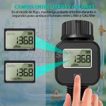 Medidor Digital De Flujo LCD Consumo Flujometro Riego IP6X - Imagen 2