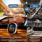 Termometro Digital LCD Grill Carne Barbacoa Horno Inoxidable - Imagen 2