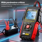 Probador Analizador Bateria Digital Aneng BT175 LCD 12/24V - Imagen 5