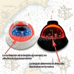 Brujula Navegacion Marina Lancha Bote Barco Luz Led 12V - Imagen 6