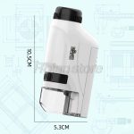 Microscopio Laboratorio De Mano Portatil 60-120x Luz Led - Imagen 6