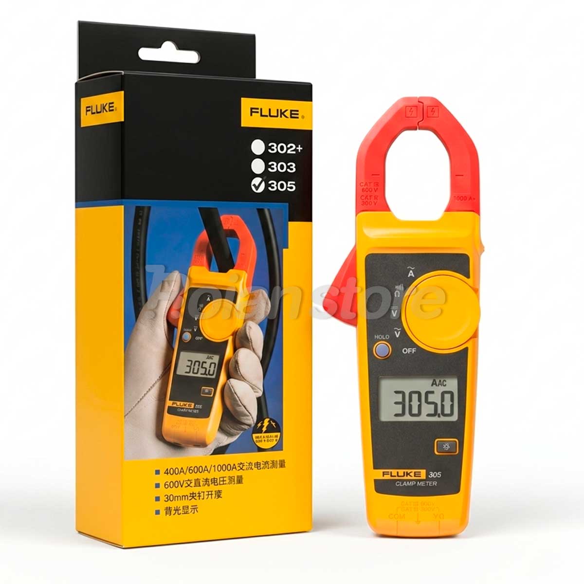 Tester Amperimetro Multimetro Fluke 305 Voltaje Digital 600V