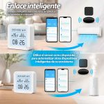 Reloj Sensor Interior Temperatura Humedad Wifi Tuya Alexa M4 - Imagen 3