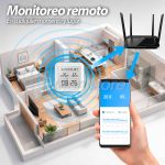 Reloj Sensor Interior Temperatura Humedad Wifi Tuya Alexa M4 - Imagen 4