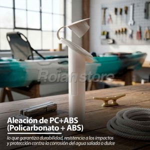 Porta Cañas Empotrado Lancha Bote Kayak Embarcacion Blanco - Imagen 4