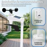 Estacion Meteorologica Temperatura Anemometro Viento WS0214 - Imagen 5